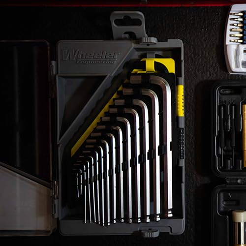 Wheeler Engineering 45-Piece SAE/Metric Hex and Torx Key Set with Storage Case for Gunsmithing and Firearm Maintenance