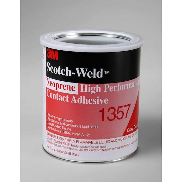 3M Neoprene Contact Adhesive 10, Light Yellow, 1 Quart Can 1 qt