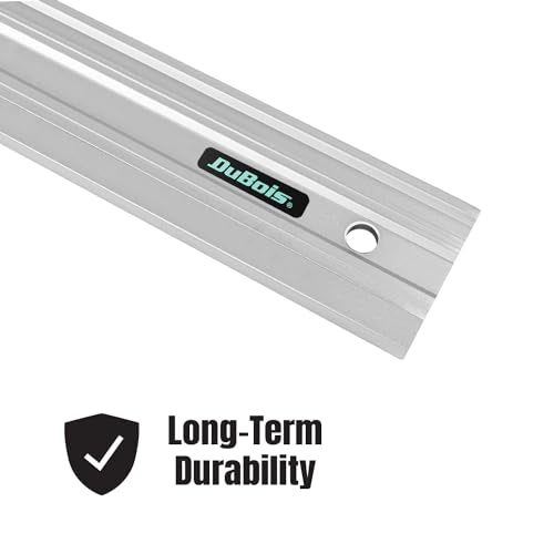 DuBois 38 Inch Machinist Aluminum Straight Edges, With .003'' Tolerance for Checking Surface Warp, Marking/Scribing Lines - Used w/Feeler Gauges for Automotive Repairs, Cylinder Head Checks (51026)