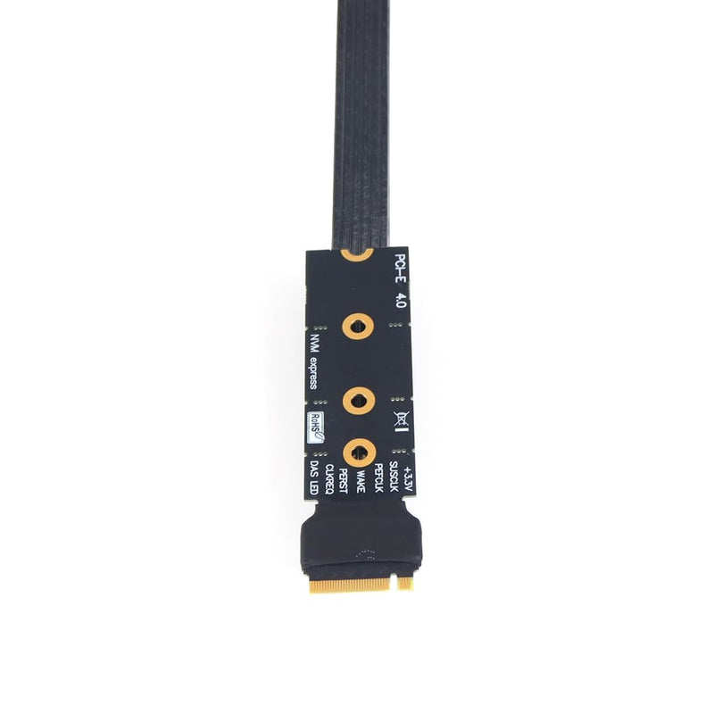 JMT R43SG GEN4 M.2 M-Key to PCIE X16 4.0 External Graphics Card Stand Bracket Compatible with NVME SSD NUC Host Expansion Card Graphics Dock (50cm) 50cm