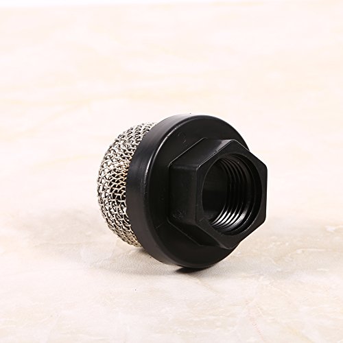 Akozon Crepine Airless 18 mm, Filter Metal Suction Tube for Graco 390 395 495 Pistol Filter Sprayer 1 Piece Inlet Strainer Mesh