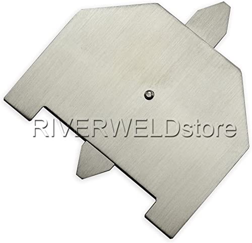 RIVERWELD Precision Metric Automatic Weld Sizer Gauge | For butt weld welds, reinforcement is tested; fillet thickness determines leg size. Metric markings