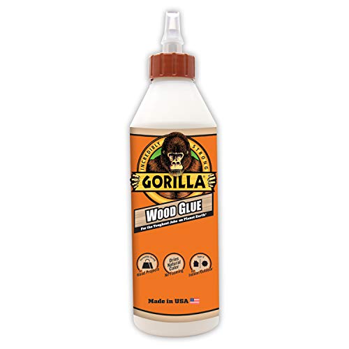 Gorilla Wood Glue, 18 Ounce Bottle, Natural Wood Color, (Pack of 2) 2 - Pack