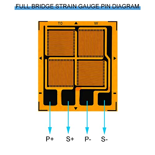 2 pcs Strain gauges BF350-3EB BF350 350 ohm Full Bridge Strain Gauge foil Strain Gauge high Precision Pressure Sensor