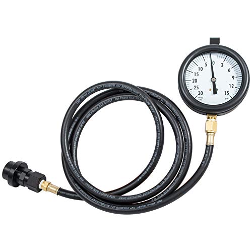 Bonbo TU-32-6 Diesel Fuel Pressure Test Gauge for GM 6.6 L Duramax Engines, Complete Gauge Kit with 6ft Hose & Quick Coupler