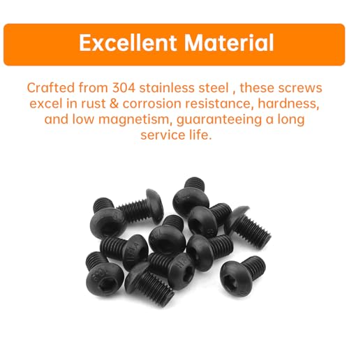 432 pcs Bolts and Nuts Set, 10.9 Grade Alloy Steel M6-1.0 M8-1.25 Button Head Hex Socket Cap Screws Bolts Nuts Washer Assortment Kit with Hex Wrench, Magnetic Hexagonal Socket Screwdriver Bit