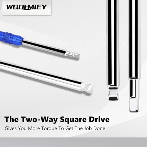 Drive T Handle Wrench, T Socket Set, 2pcs Spanner, Adapter 2 Way Speed Adjustable 1/4 to 3/8in, 3/8 to 1/2in, 3/8 to 1/4in, for Various Mechanical Work(Full Set)