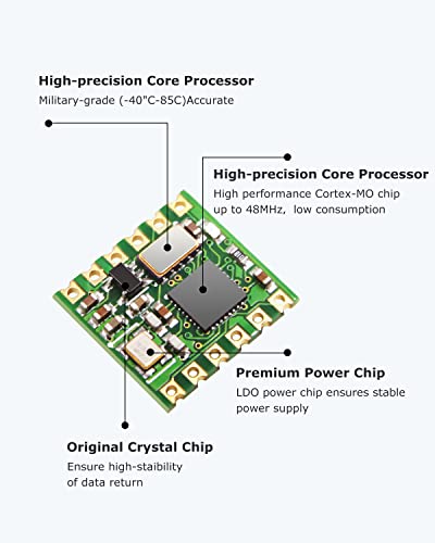 WitMotion HWT101 MEMS Tilt Angle Module, Integrated Crystal Gyroscope, Measurement Z Axis Angle Only