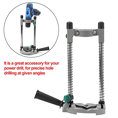 Adjustable Angle Drill Holder Stand for Electric Drill and Power Tools with Positioning Bracket
