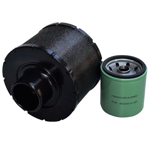 88290014-485 Air Filter 88290014-484 Oil Filter Kit Compatible with Air Compressor Maintenance