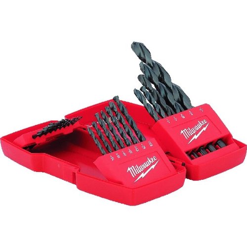 Drill Bit Set, Black Oxide, 21 Pcs.