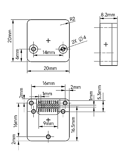 [1000HZ Accelerometer+Inclinometer] HWT906-TTL MPU-9250 9-axis Gyroscope+Angle(XY 0.05° Accuracy)+Digital Compass with Kalman Filter, Temperature&Magnetometer Compensation
