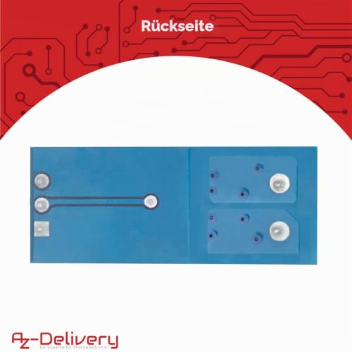 AZDelivery ACS712 Current Sensor 5A Measuring Range Module Current Sensor Compatible with Arduino Bascom Includes E-Book