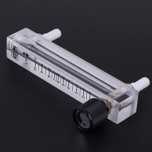 Yosoo Health Gear Gas Flow Meter 1-10LPM with Control Valve, Oxygen Flow Meter for Air and Gas