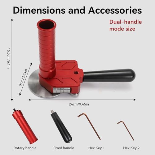 Sheet Metal Bender One Station Disc,90°-180° Bending Angle Sheet Metal Roller,Bending Capacity:Makes 0.59" - 1.18" Curved,Configure Rotary Ergonomic Handle Red