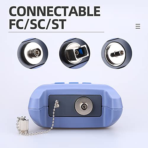 FTTH Fiber Optical Power Meter with Light Source SC FC Connector Optic Test Equipment for CCTV Communication Engineering OPM-50~+26dBm