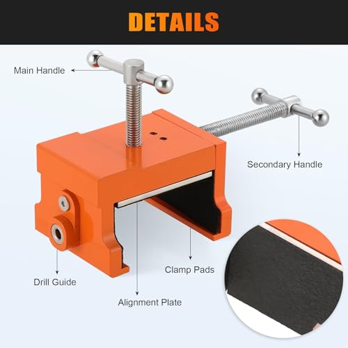 Cabinet Installation Clamps Orange 2 Pack