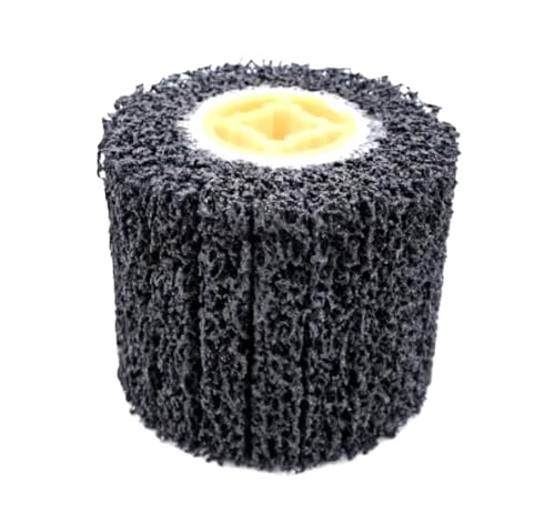 4.5" x 4" 40 Grit Strip & Clean Abrasive Drum Wheel, 2 Pack 4.5” x 4” x 3/4” (115x100x19mm)