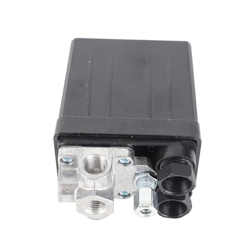 Oumefar Air Compressor Switch Universal Pressure Control Valve Four Port Pressure Switch As 90PSI120PSI Compressor Accessories Pack of 1
