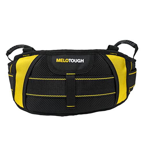 MELOTOUGH Padded Electrician Tool Belt Tradesman Pro Padded Tool Belt With D ring Hook + Pocket Tool Pouch Tool Belt Pouches with Belt Clip Utility Mini Tool Organizer Pouch for Electrician,Carpenter