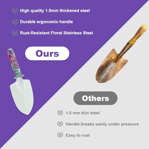 Gardening Gifts for Mom Kit, Garden Hand Tool Set for Women