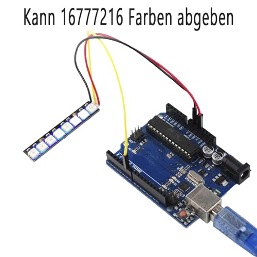 WS2812 RGB LED Module, Built-in Driver for Arduino Raspberry Pi ESP32, Pack of 10