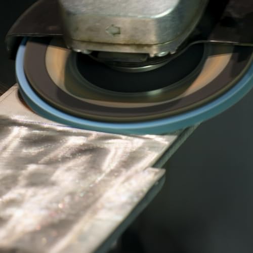 Rhodius LSZ F3 Flap Disc, 125 mm, K60, Pack of 10, Alphaline | Made in Germany, zirconia corundum, good cutting performance, good service life, for angle grinders, low vibration 10 x diameter 125 K60