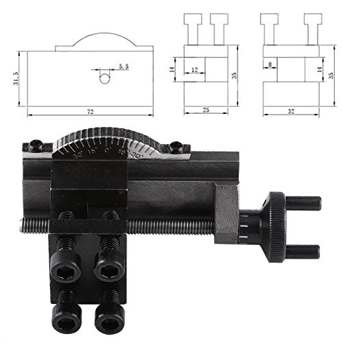 Tungsten Steel Rotating 30° Lathe Tool Holder for SIEG C0 Mini