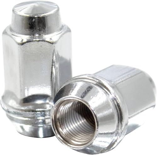 Wheel Accessories Parts Set of 20 1/2-20 Lug Nuts OEM Style Replacement for 6L2Z-1012-BA 611-094 Wheel Lug Nut (Chrome) Chrome