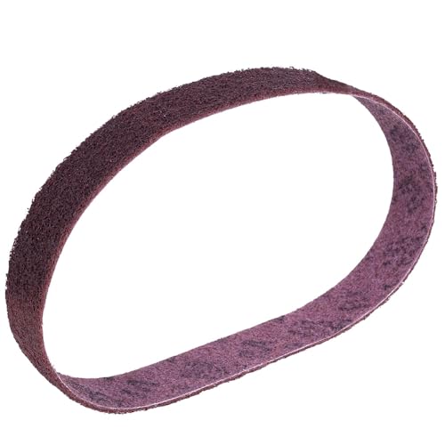 Non-woven Sanding Belt, Fleece Belt, Pipe Belt Sander, Sander SC-BL 40 x 760 mm, Pack of 5, Grit Range (Grade: Medium, Colour: Red, Grit: 120) Grade: Medium, Colour: Red, Grain: 120
