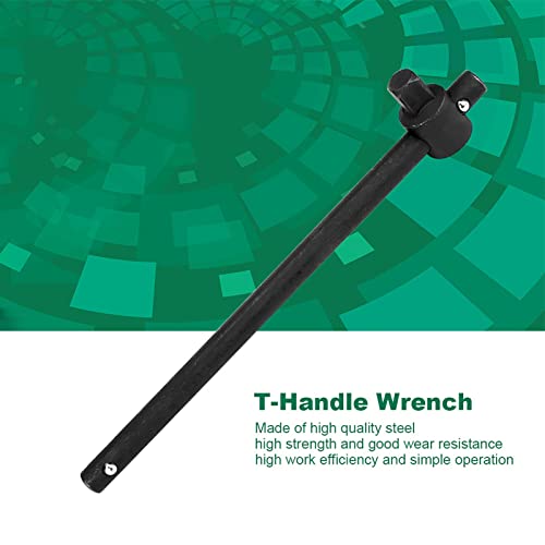3/4 Inch Drive Sliding T-Handle Socket Wrench, 18.9 Inch Heavy Duty Steel Bar 3/4"