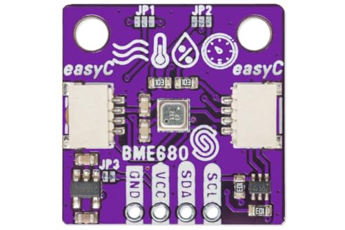 Soldered Environment & Air Quality Sensor BME680 Breakout Board | I2C | 1.71V - 3.6V | Made in EU | 333035
