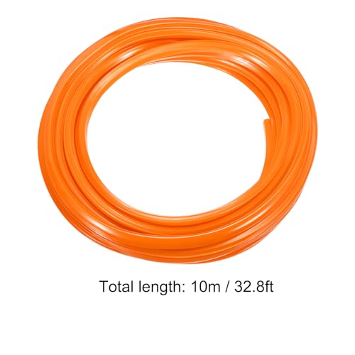 sourcing map Aluminum Profile Slot Cover Flat Seal Orange 10M 8mm 3030 4040 Series for 3D Printer Accessories Pack of 1 10M x 8mm