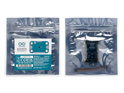 Arduino Modulino Movement [ABX00101] - 6-Axis IMU Motion Sensor for Tilt, Rolling and Nodding - Plug & Play Qwiic Compatible Module for Arduino Projects, MicroPython and Cloud Integration