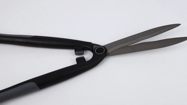 Garden Hedge Shears for Trimming and Shaping Shrubs with SK5 High Carbon Steel Non-Stick Blades, Shock-Absorbing Bumpers & Lightweight Handles