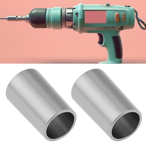B10 to B12 Drill Chuck Adapter Sleeve 12.1 x 11.1 x 19.5 mm Stainless Steel Pack of 2