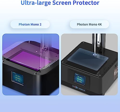 HzdaDeve 5pcs Screen Protector 6.6 Inch LCD Screen Protector for Anycubic Photon Mono 2 Accessories Replacement for 3D Resin Printer