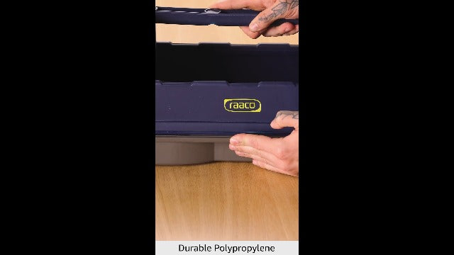 Raaco Open Portable Tool Box Organizer with Handle - Hand-Held Storage
