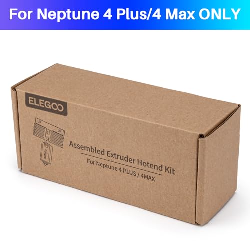 ELEGOO Hotend Kit for Neptune 4 Plus/Max 3D Printer, Fully Assemble All-Metal Hotend with Nozzle, ELEGOO Official 3D Printer Accessories