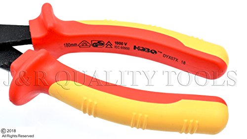 3-Piece Set Insulated Electrician Pliers Cutter Set, 1000V Tested
