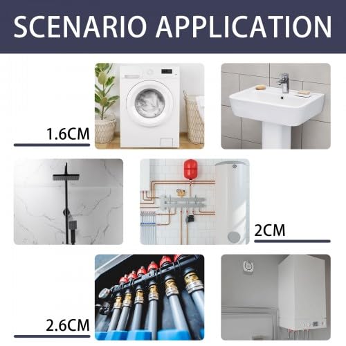 Calibrator for Composite Pipe 16-20-26 - Aluminium Composite Pipe Calibration Mandrel and Deburring for PEX-AL-PEX Pipe, Inner and Outer Edge Rounders for Pipe Processing