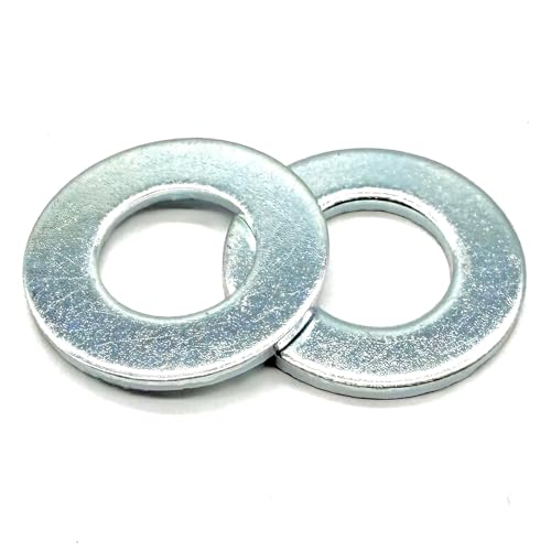 (200 Pieces) 5/16" SAE Low Carbon Flat Washers Zinc 200