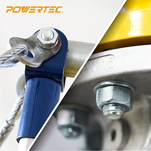POWERTEC QLN1106-P2V 3/8"-16 Stainless Hex Nut – 200 Pack
