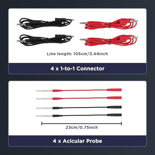 68PCS Automotive Circuit Test Leads Kit,Multimeter Terminal Test Leads Kit,Test Leads,Standard Probes,Alligator Clip,Banana Plug Adapters,SRS Connector
