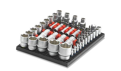Organizer Genie - Four Black Pegboard Set to organize your Sockets, Wrenches, Pliers, Screwdrivers, Bits and All Other Tools
