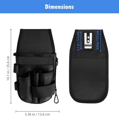 KENOBE 5-Pockets Tool Pouch and Leg Tool Pouch with Belt