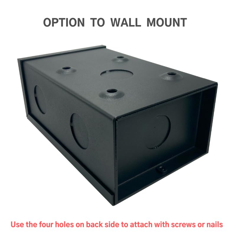 TT-30 Outlet Meter Box Installation Kit Assembly Required for Custom Application w/Box, Recepticle, LCD Meter, Screws, Cable Gland 110-240v Ampmeter, Voltmeter, Monitor Energy Usage