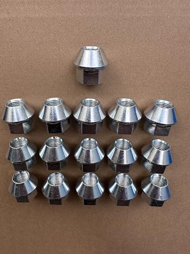 16PCS M14x1.50 Factory Style Wheel Lug Nuts 611-979 Replacement for 2012-2025 Dodge Ram 2500 3500 SRW, ‎2011-2023 Dodge Charger, 18-22 Challenger, 21-25 Durango Steel Wheels Model