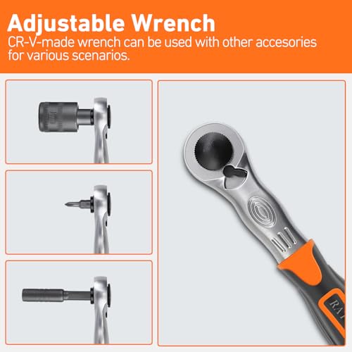 Ratcheting Screwdriver Set: KeenWise 38-in-1 Ratchet Screwdriver Tools Versatile Magnetic Tools for Mechanics and DIY Enthusiasts (2880B) 2880B