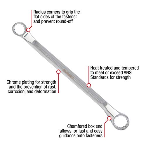 Sunex Tools 9950M Metric Double Box Wrench Set, 5 Piece